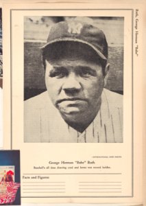 George Herman "Babe" Ruth from Sports Exchange All-Stars trade cards (W603) MET DPB882284