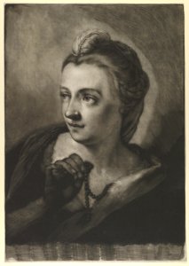 Girl Holding Up Her Necklace (from Life-Sized Heads, First Series) MET DP845317 ff