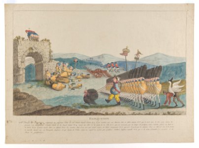 George III Leading an Army of Jugs MET DP854135