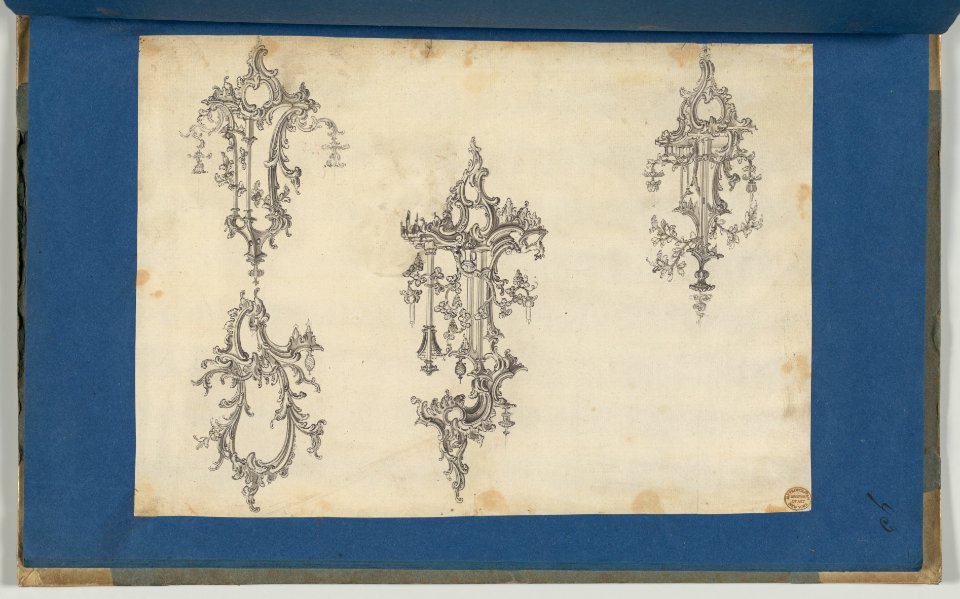 Girandoles, in Chippendale Drawings, Vol. I MET DP-14278-078