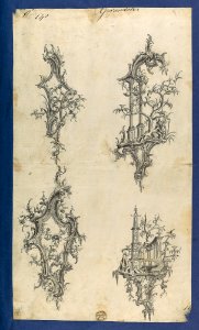 Girandoles, in Chippendale Drawings, Vol. I MET DP104145