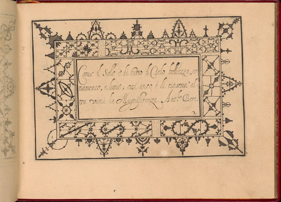 Ghirlanda- Di sei vaghi fiori scielti da piu famosi Giardini d'Italia, page 10 (recto) MET DP362268
