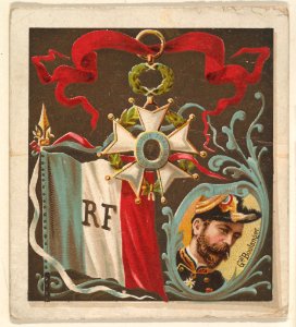 France, from the International Cards series (N238), issued by Kinney Bros. MET DPB875022