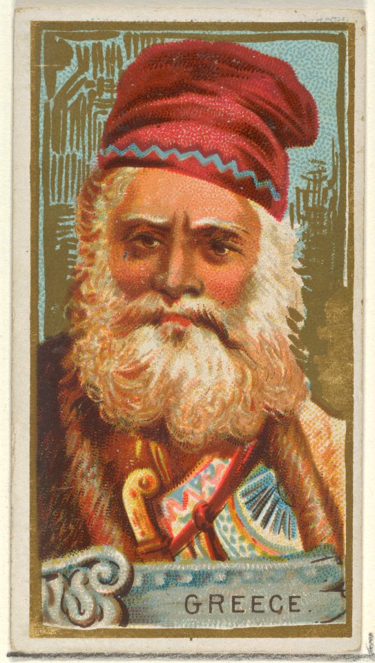 Greece, from the Types of All Nations series (N24) for Allen & Ginter Cigarettes MET DP836440