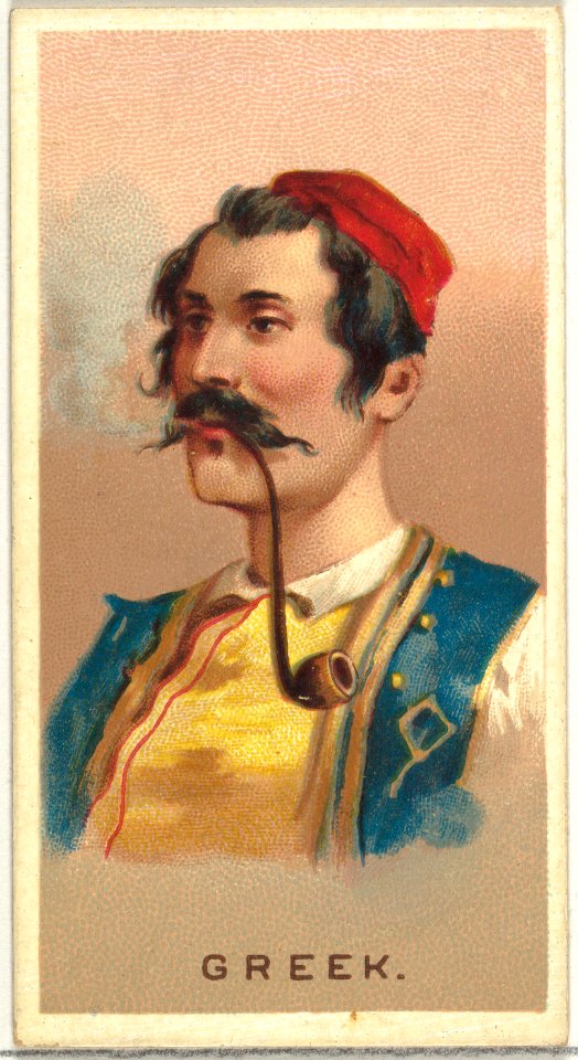 Greek, from World's Smokers series (N33) for Allen & Ginter Cigarettes MET DP838657