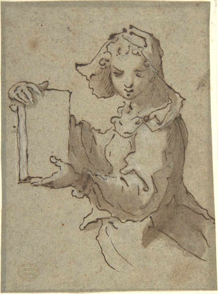 Girl with Book MET DP801853