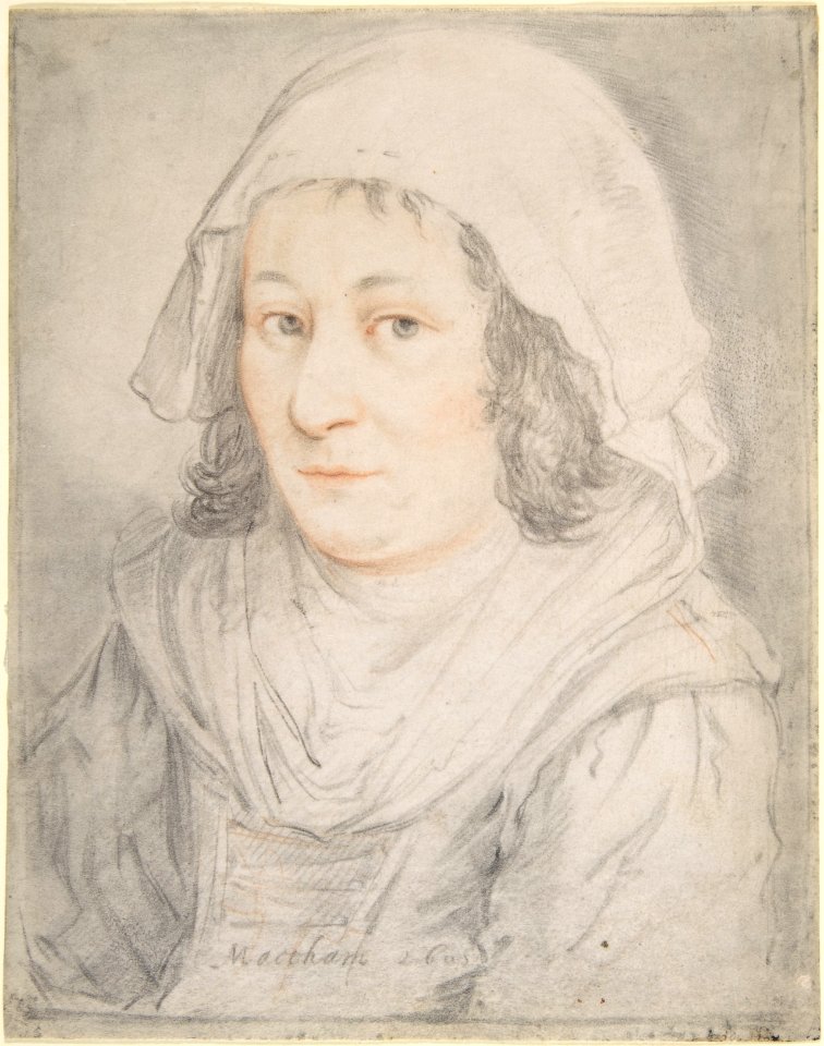 Half-figure of a Woman MET DP801450