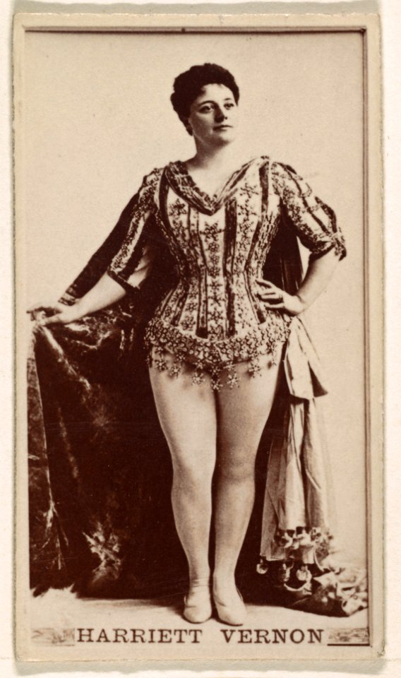 Harriett Vernon, from the Actresses series (N245) issued by Kinney Brothers to promote Sweet Caporal Cigarettes MET DP859773