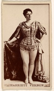 Harriett Vernon, from the Actresses series (N245) issued by Kinney Brothers to promote Sweet Caporal Cigarettes MET DP859773