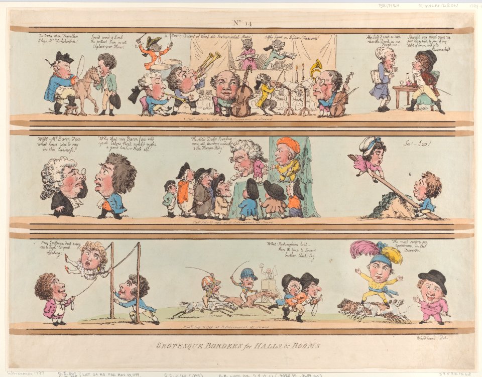 Grotesque Borders for Rooms & Halls, Plate 14 Met DP884446