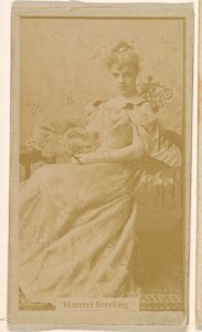 Harriet Sterling, from the Actresses series (N245) issued by Kinney Brothers to promote Sweet Caporal Cigarettes MET DP859617