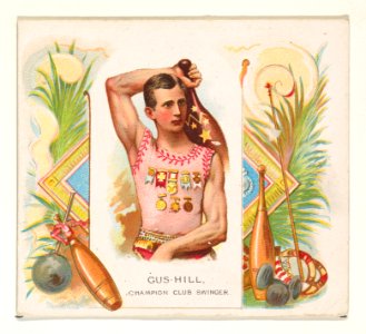 Gus Hill, Champion Club Swinger, from World's Champions, Second Series (N43) for Allen & Ginter Cigarettes MET DP839315
