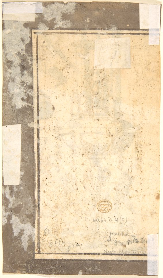 Grotesque with a Female Figure (Minerva?) in a Temple-like Structure with a Cupola MET DP804957