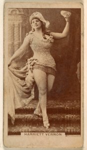 Harriett Vernon, from the Actresses series (N245) issued by Kinney Brothers to promote Sweet Caporal Cigarettes MET DP859774