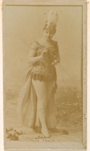 Grace Tabor, from the Actresses series (N245) issued by Kinney Brothers to promote Sweet Caporal Cigarettes MET DP859686