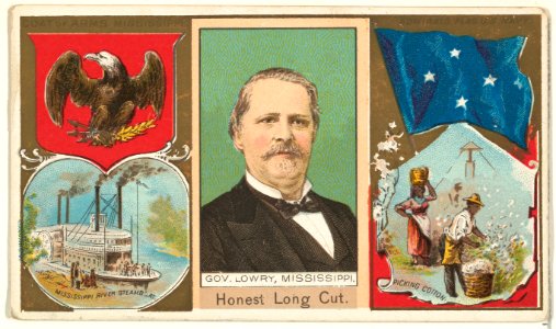 Governor Lowry, Mississippi, from "Governors, Arms, Etc." series (N133-1), issued by Duke Sons & Co. MET DP865474