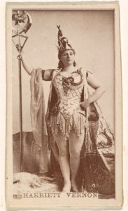 Harriett Vernon, from the Actresses series (N245) issued by Kinney Brothers to promote Sweet Caporal Cigarettes MET DP859771
