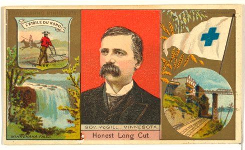 Governor McGill, Minnesota, from "Governors, Arms, Etc." series (N133-1), issued by Duke Sons & Co. MET DP865458