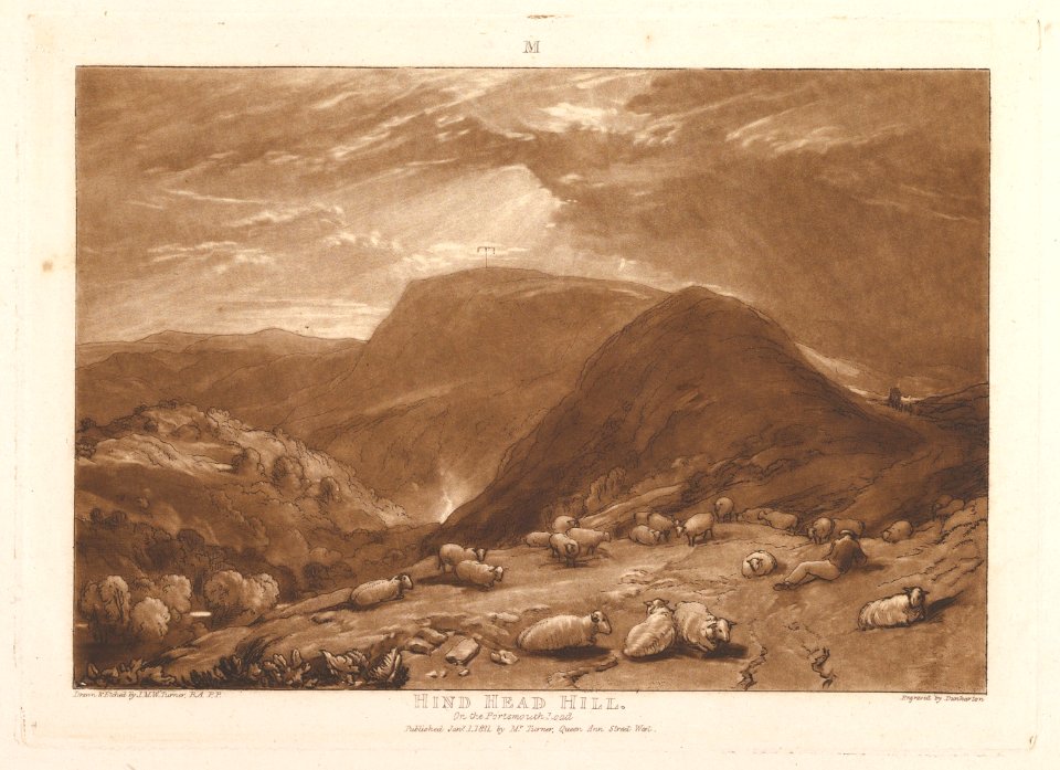 Hind Head Hill, on the Portsmouth Road (Liber Studiorum, part V, plate 25) MET DP821393