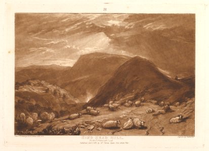 Hind Head Hill, on the Portsmouth Road (Liber Studiorum, part V, plate 25) MET DP821393