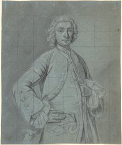Half-Length Portrait Study of a Wigged Man MET DP800728