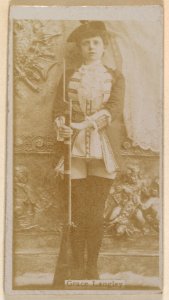 Grace Langley, from the Actresses series (N245) issued by Kinney Brothers to promote Sweet Caporal Cigarettes MET DP858935
