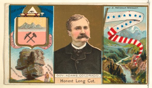 Governor Adams, Colorado, from "Governors, Arms, Etc." series (N133-1), issued by Duke Sons & Co. MET DP865490