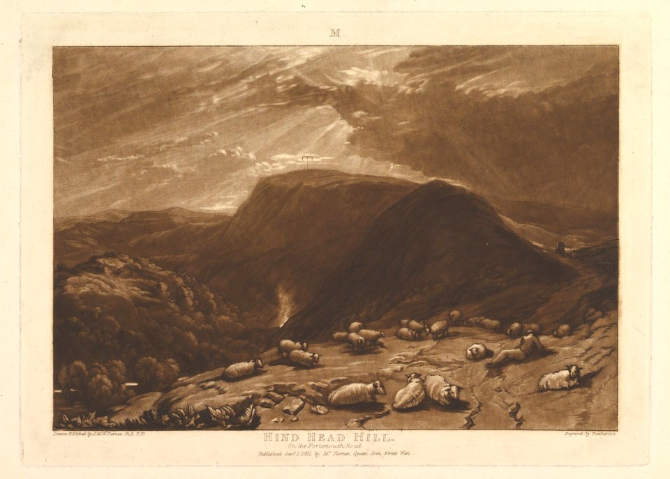 Hind Head Hill, On the Portsmouth Road (Liber Studiorum, part V, plate 25) MET DP821392