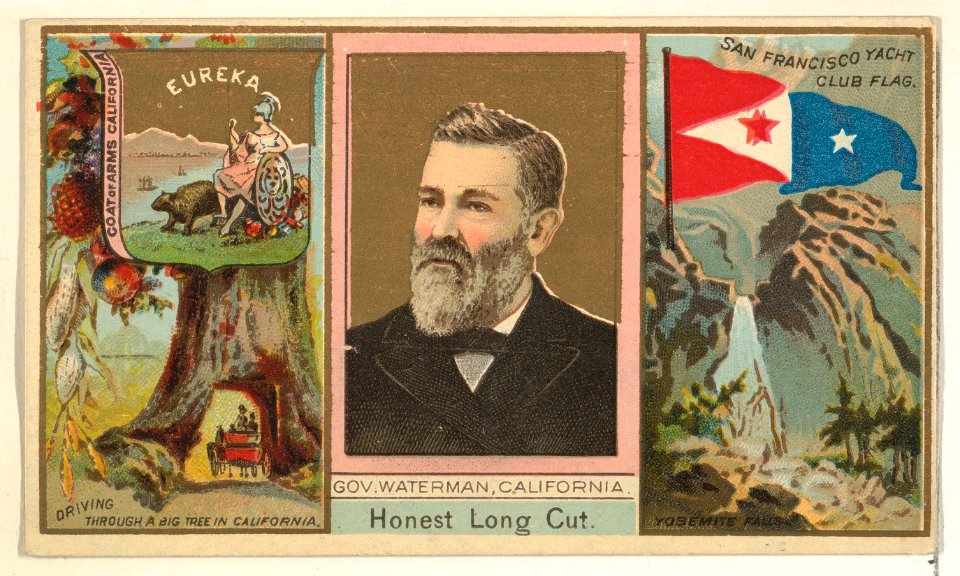 Governor Waterman, California, from "Governors, Arms, Etc." series (N133-1), issued by Duke Sons & Co. MET DP865491