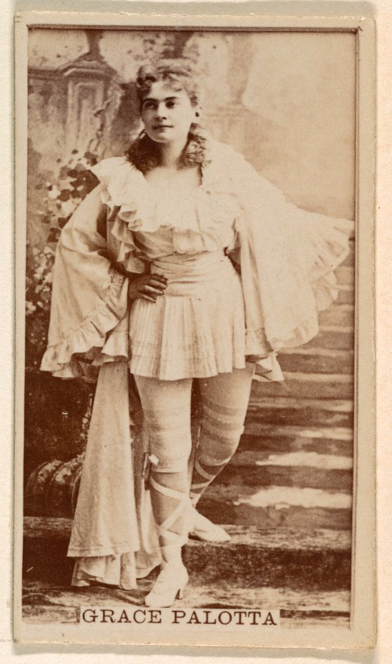 Grace Palotta, from the Actresses series (N245) issued by Kinney Brothers to promote Sweet Caporal Cigarettes MET DP859296