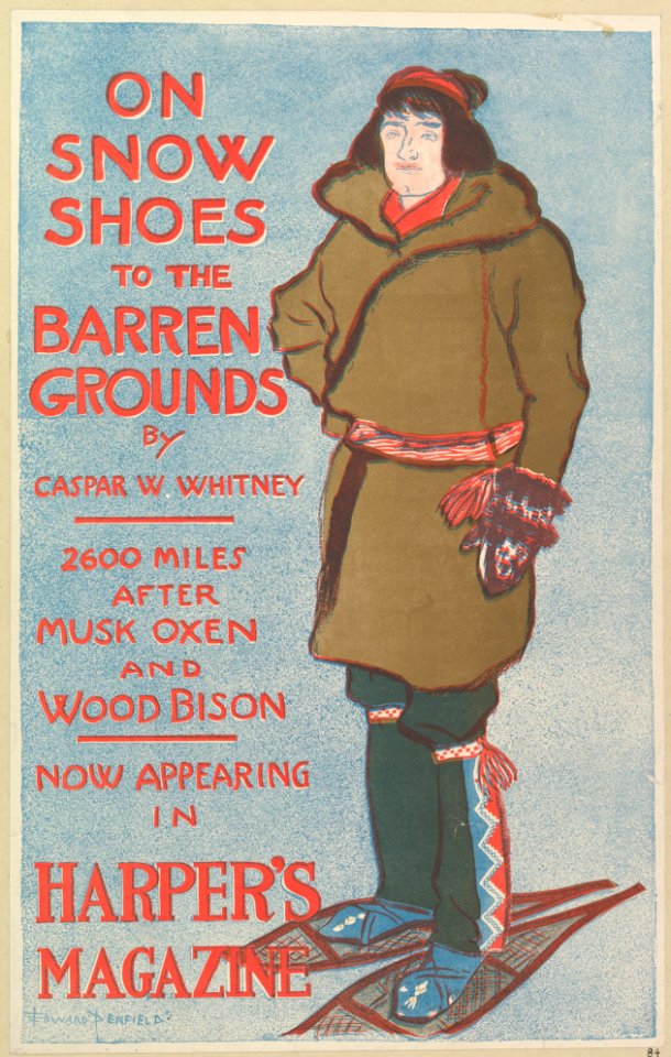 Harper's Magazine- On Snow Shoes to the Barren Grounds MET DP823481