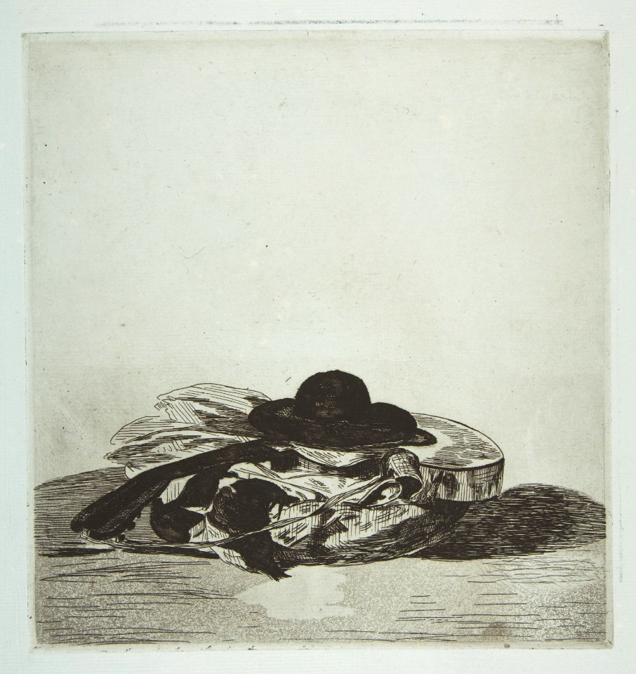 Hat and Guitar. Cover design for "Eaux-fortes par Edouard Manet," an album of fourteen etchings MET DP815342