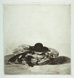 Hat and Guitar. Cover design for "Eaux-fortes par Edouard Manet," an album of fourteen etchings MET DP815342