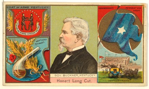 Governor Buckner, Kentucky, from "Governors, Arms, Etc." series (N133-1), issued by Duke Sons & Co. MET DP865461