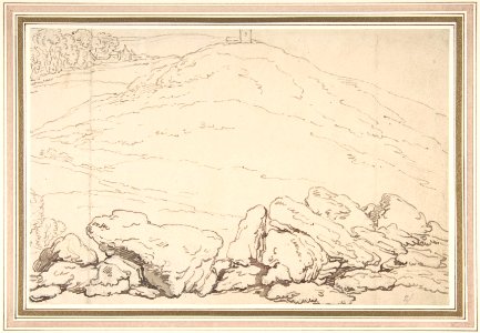 Hilly landscape with rocks MET DP805044