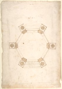 Ground Plan of a Pavillion MET DP808468