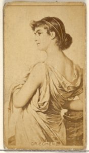 Griechen, from the Actors and Actresses series (N45, Type 8) for Virginia Brights Cigarettes MET DP831491