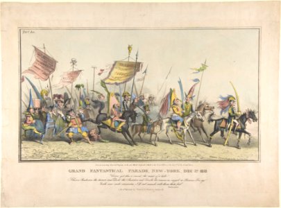 Grand Fantastical Parade, New-York, December 2, 1833 MET DP808690