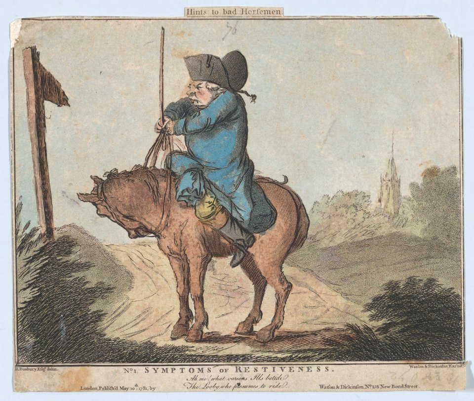 Hints to Bad Horsemen, No. 1 Symptoms of Restiveness MET DP879301