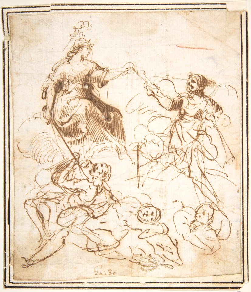 Group of Five Allegorical Figures MET DP807583