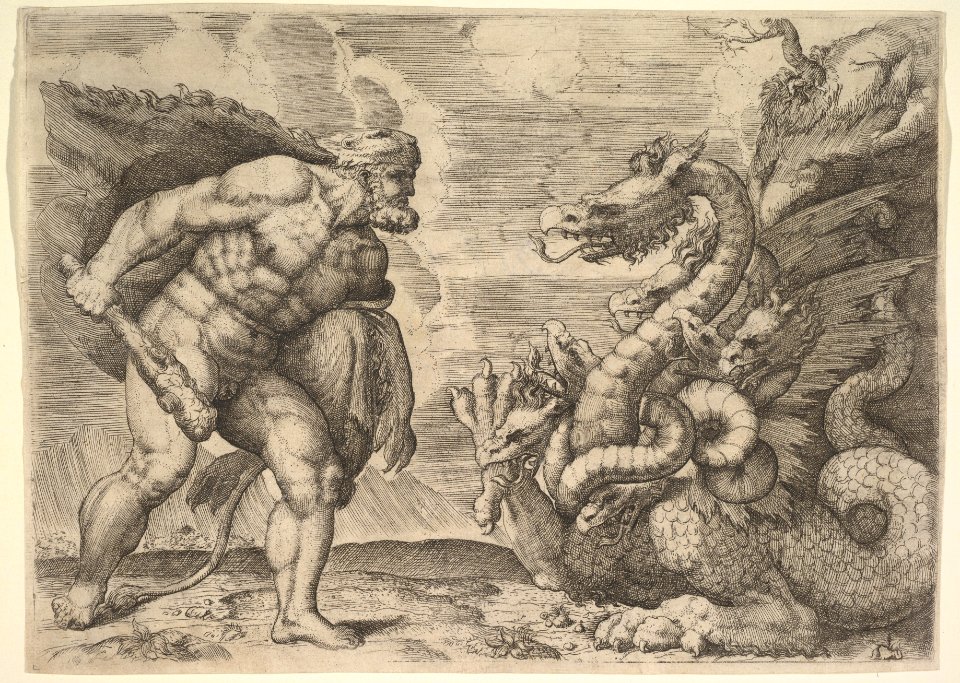 Hercules and the Hydra of Lerna MET DP822198
