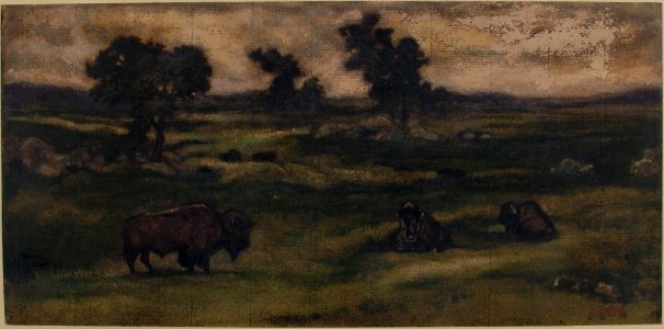 Group of Bison MET 29.100.595
