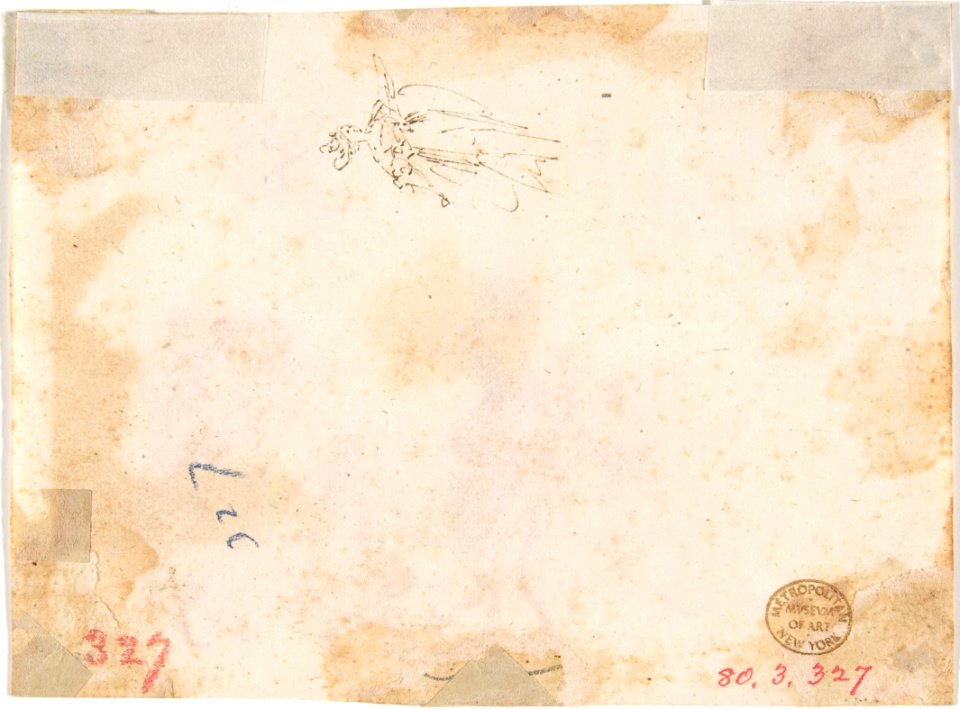 Group of Standing and Seated Female Figures (recto); Costumed Female Figure (verso) MET DP807661