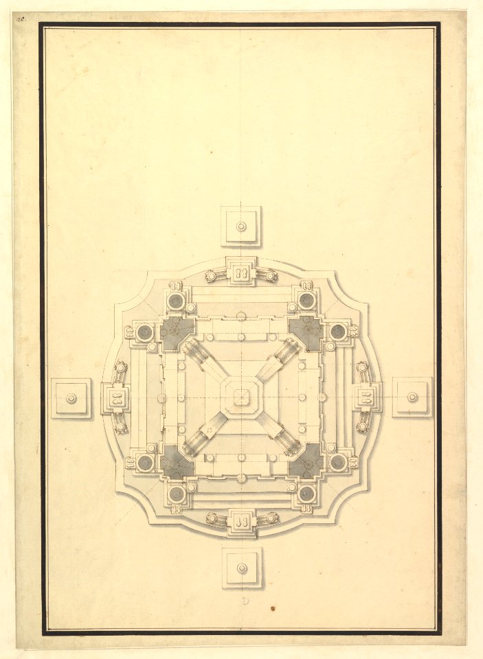 Ground Plan for a Catafalque MET DP820102