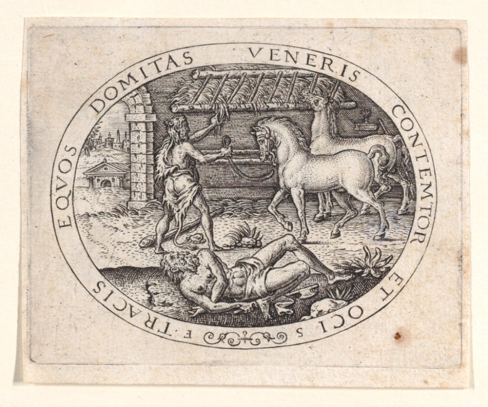 Hercules Stealing the Horses of Diomedes Met DP888034