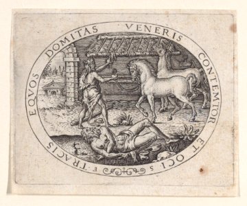 Hercules Stealing the Horses of Diomedes Met DP888034