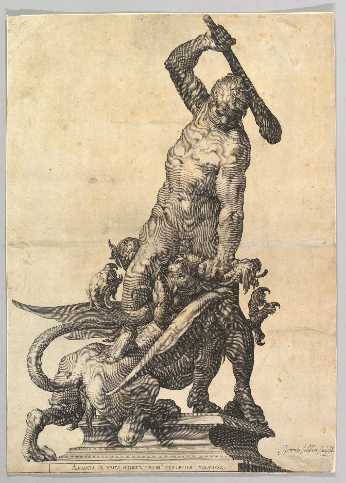 Hercules Slaying the Hydra MET DP825425
