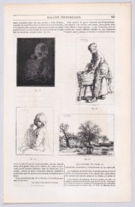 Group of wood engraving examples; from Magasin Pittoresque Met DP888878
