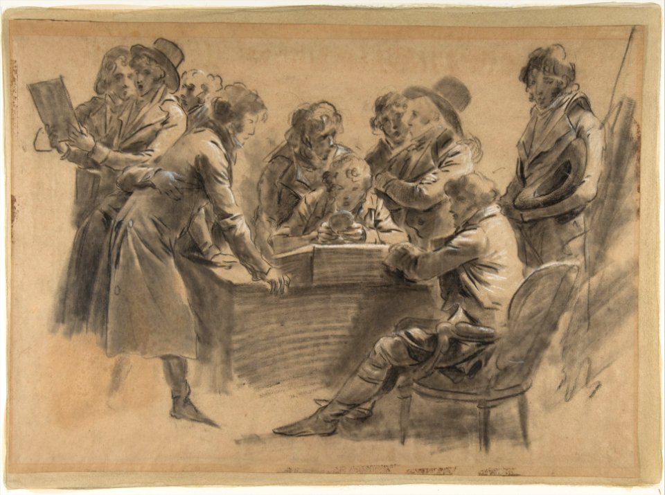 Group of Artists in Jean-Baptiste Isabey's Studio MET DP812480