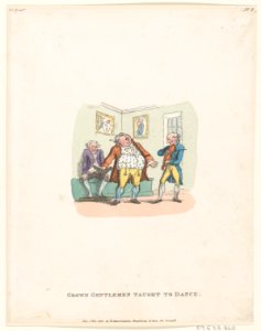 Grown Gentlemen Taught to Dance MET DP879680